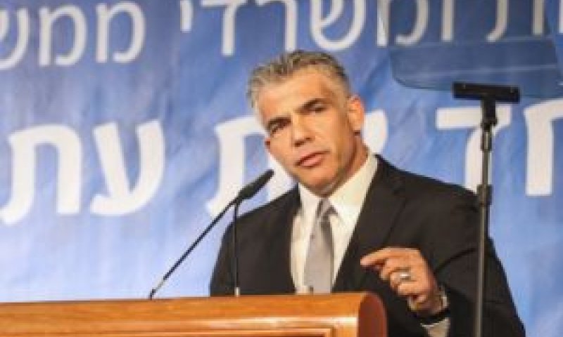 לפיד. זיגזג פוליטי [צילום: פלאש 90]