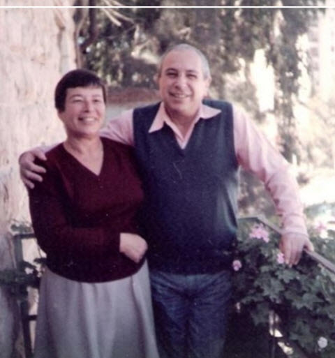 יצחק טישלר ורעייתו [צילום: באדיבות המשפחה]