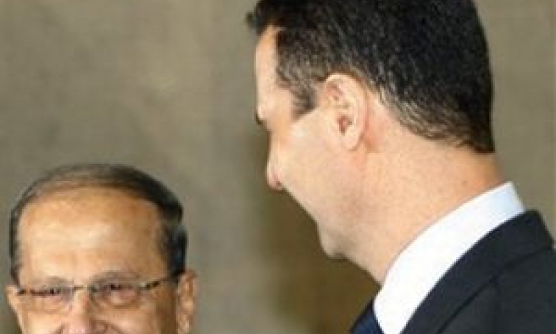 בשאר אסד ומישל עוון בתחילת החודש [AP]