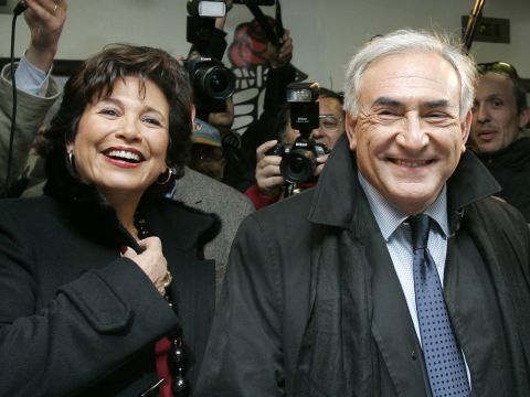 עם רעייתו, אן סינקלייר [AP]