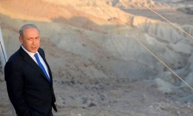 ראש הממשלה בשדה בוקר [צילום: קובי גדעון/לע"מ]