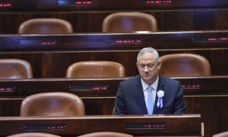 בני גנץ בהשבעת הכנסת [צילום: גדעון שרון/דוברות הכנסת]