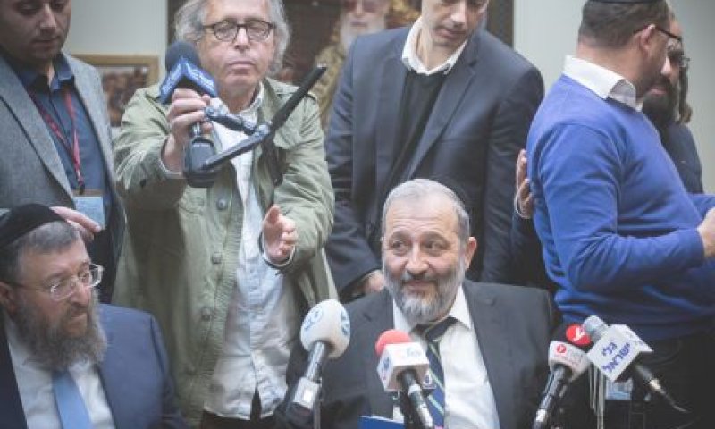דרעי. לא מסתכן [צילום: מרים אלסטר/פלאש 90]