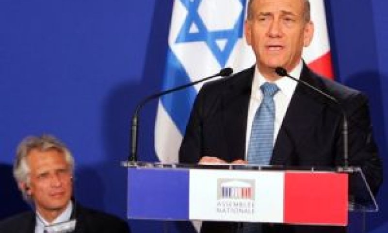 אולמרט עשה הסברה טובה בצרפת [צילום: AP]