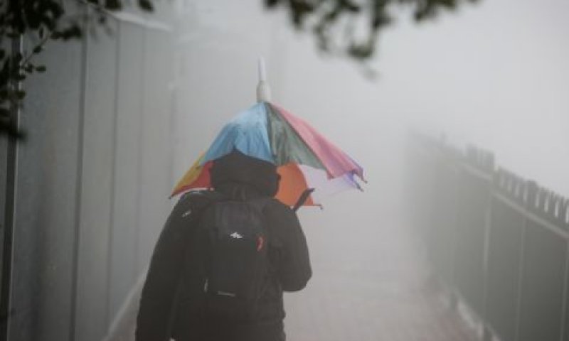 מטרייה לא ממש תעזור [צילום: דוד כהן/פלאש 90]