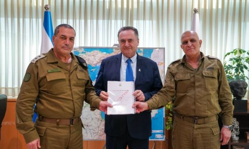סמי תורג'מן, ישראל כ"ץ, אייל זמיר [צילום: אריאל חרמוני]