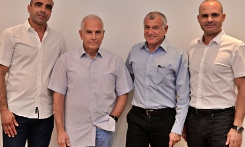 אליאס טנוס, עוזי לוי, רפי ביסקאר ווסים טנוס [צילום: יוסי זליגר]