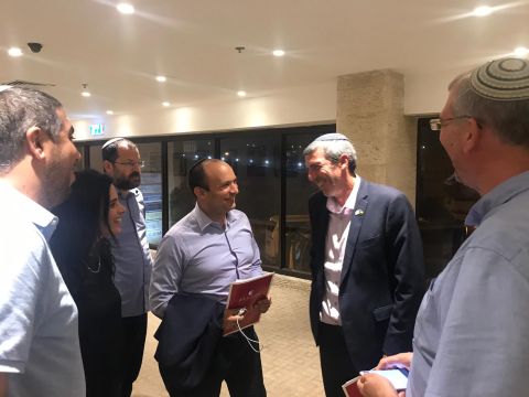 פגישת המו"מ לאיחוד מפלגות הימין