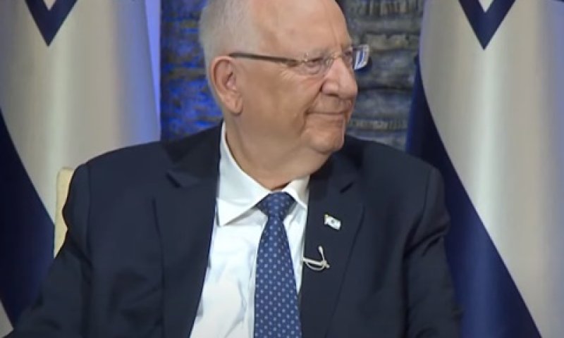 הנשיא ריבלין. הכרעה בעוד כשבועיים [צילום: מן הטלוויזיה]