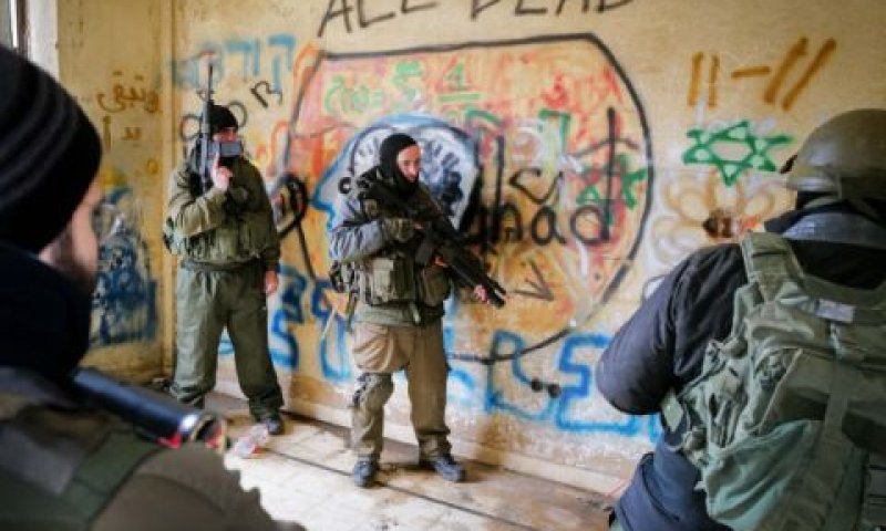 לוחמים באימון ברמת הגולן [צילום: מיכאל גלעזי/פלאש 90]