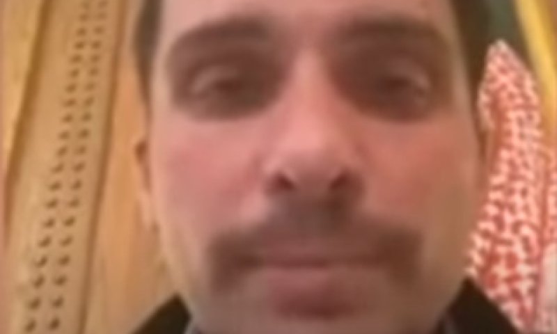 הנסיך חמזה. "אני לא אחראי לחוסר האמון של האזרחים" [צילום: מתוך יוטיוב]