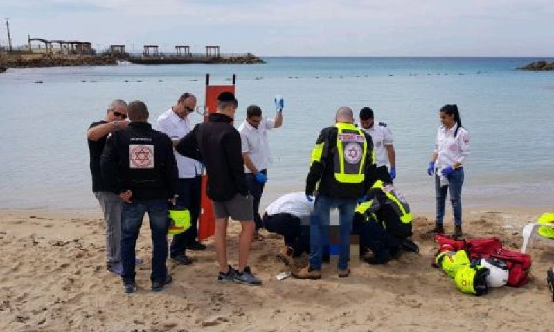 יותר טביעות [צילום: דוברות מד"א]