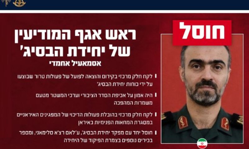ראש המודיעין של הבסיג'