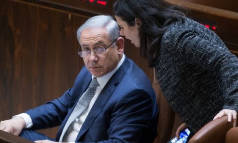 שקד ונתניהו [צילום: יונתן זינדל/פלאש 90]
