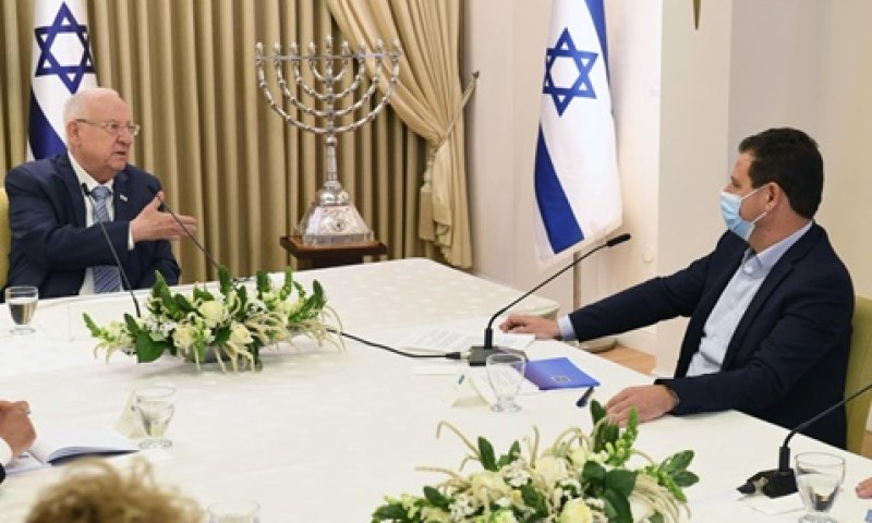 ח"כ איימן עודה, הערב בבית הנשיא [צילום: מארק ניימן, לע"מ]