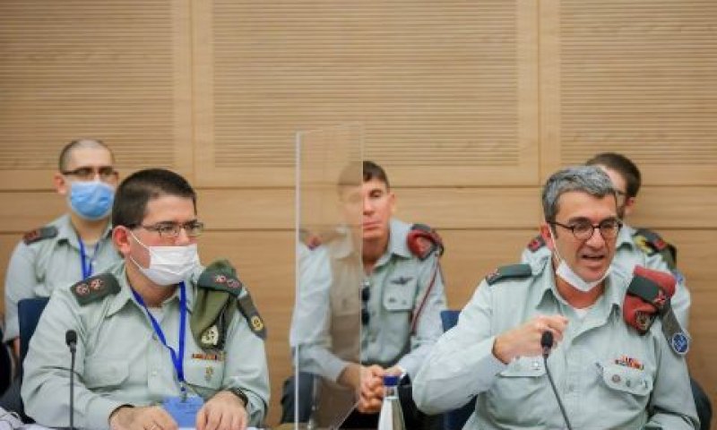 נציגי צה"ל בדיון [צילום: נועם מושקוביץ/דוברות הכנסת]