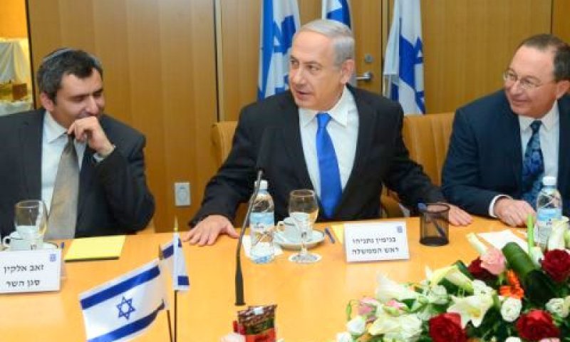 נתניהו. לנו אין תנאים מוקדמים [צילום: משה מילנר/לע"מ]