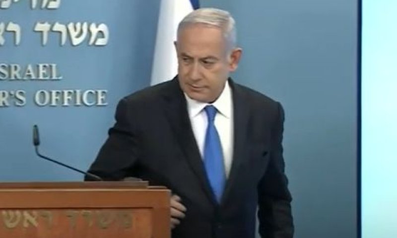 נתניהו. בליל הסדר נחגוג יחד [צילום: מן הטלוויזיה]