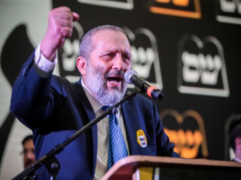 אריה דרעי. מסתמן מנדט נוסף [צילום: פלאש 90]