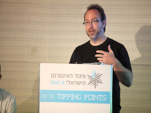 ג'ימי ויילס, מייסד ויקיפדיה [צילום: יוני מלכא]