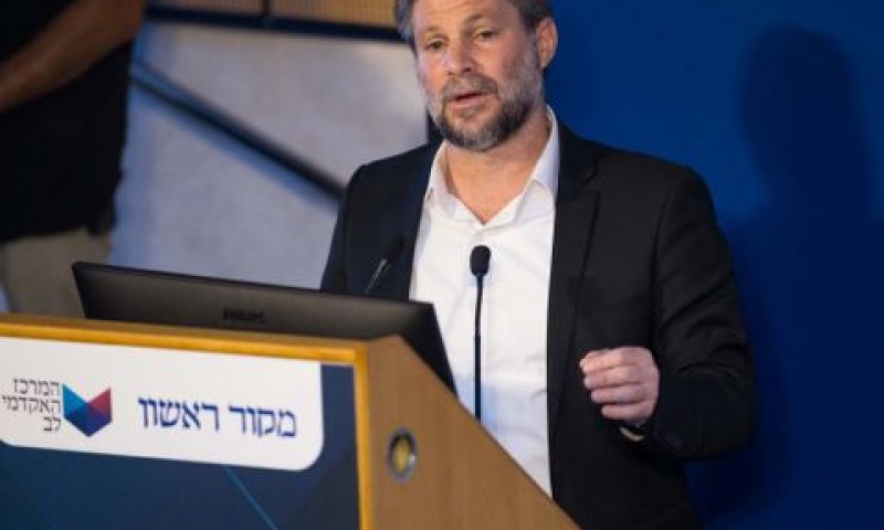 סמוטריץ'. אין מנוס ממלחמה עם חיזבאללה [צילום: לירון מולדובן- מקור ראשון]