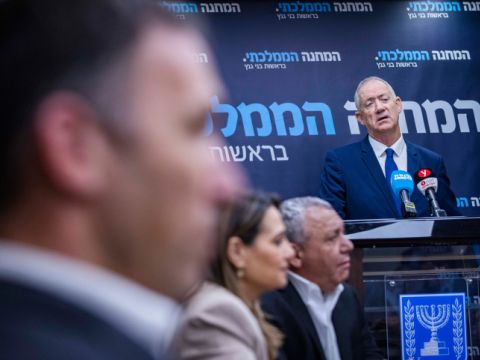 גנץ. החבילה תתפרק? [אוליביה פיטוסי/פלאש 90]