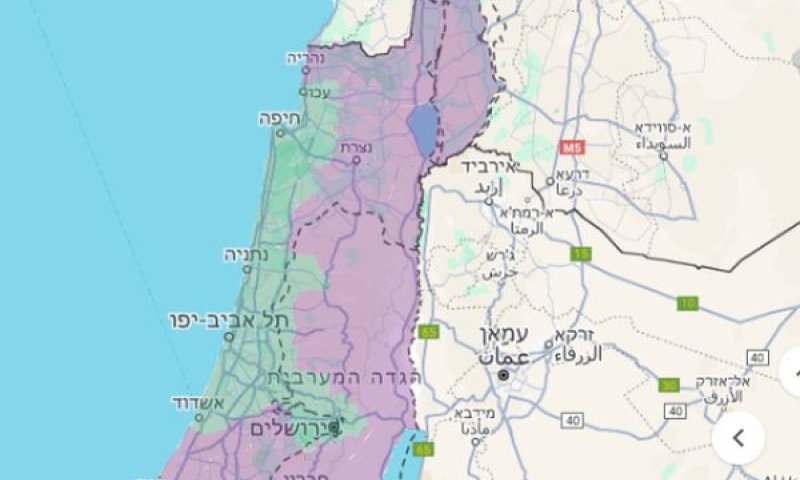 נסיעה קצרה, מובלעת יקרה. הפריפריה צבועה בסגול