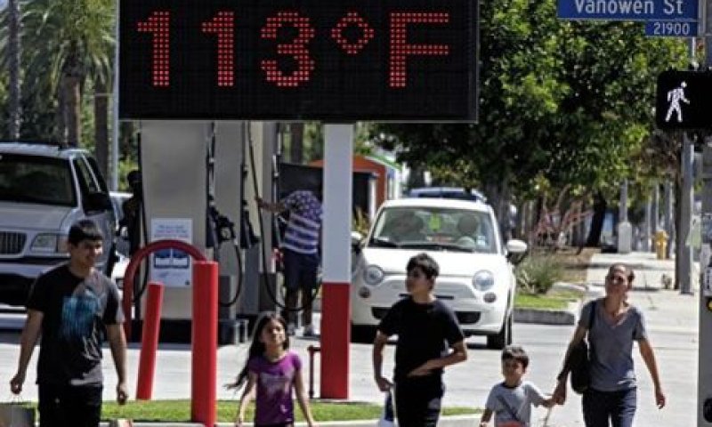 113 מעלות בדרום קליפורניה [צילום: ריצ'רד ווגל/AP]