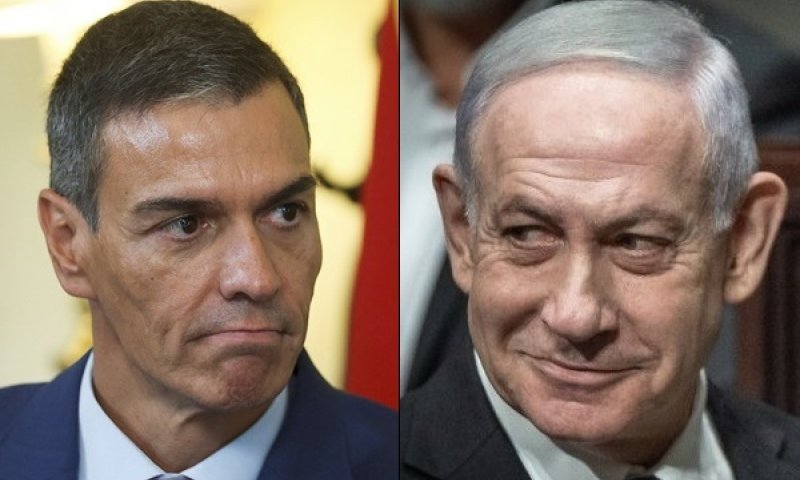נתניהו וסנצ'ס [צילום: יונתן זינדל, פלאש 90 וטובי מלוויל, AP]