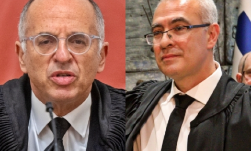 גרוסקופף וסולברג. מחלוקת בערעור [צילום: יונתן זינדל, פלאש 90]