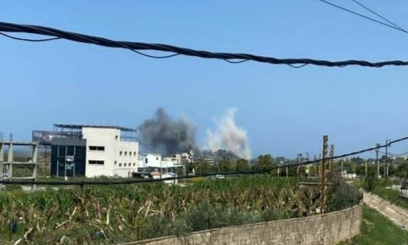 גשר אלקסמיה מעל הליטני מופצץ [צילום: רשתות ערביות]