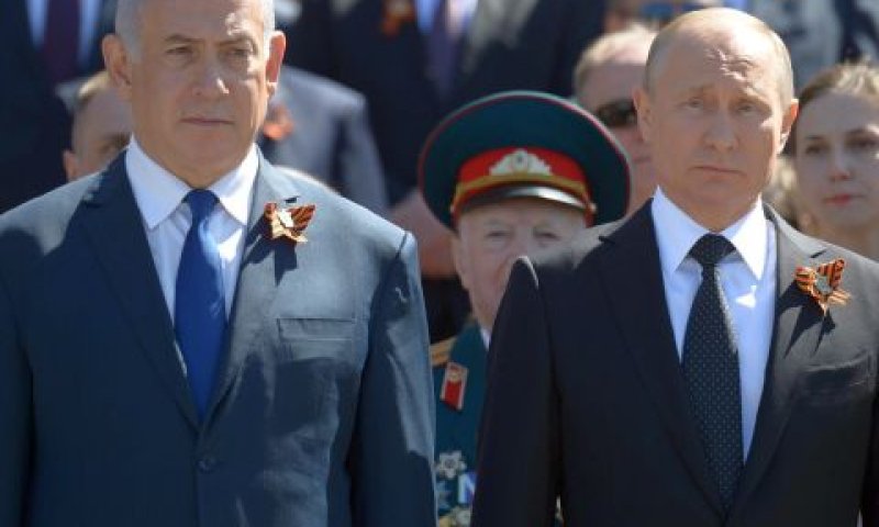 "זכותה של רוסיה". ולדימיר פוטין ובנימין נתניהו [צילום: עמוס בן גרשום/לע"ם]