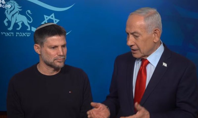נתניהו וסמוטריץ'. מחיר השקט הפוליטי [צילום: לע"מ]