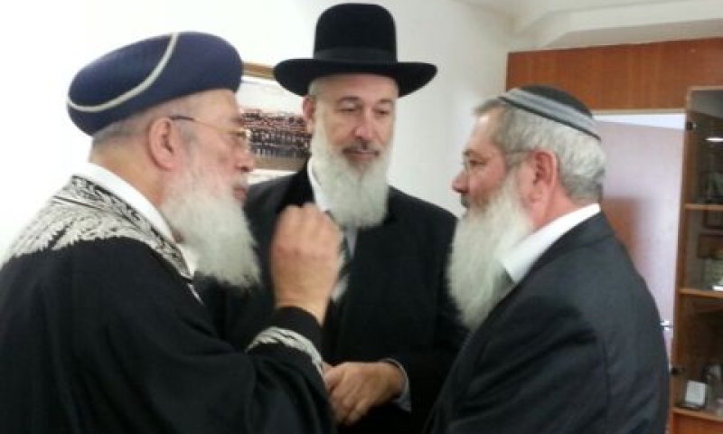 בן-דהן בפגישתו עם הרבנים הראשיים